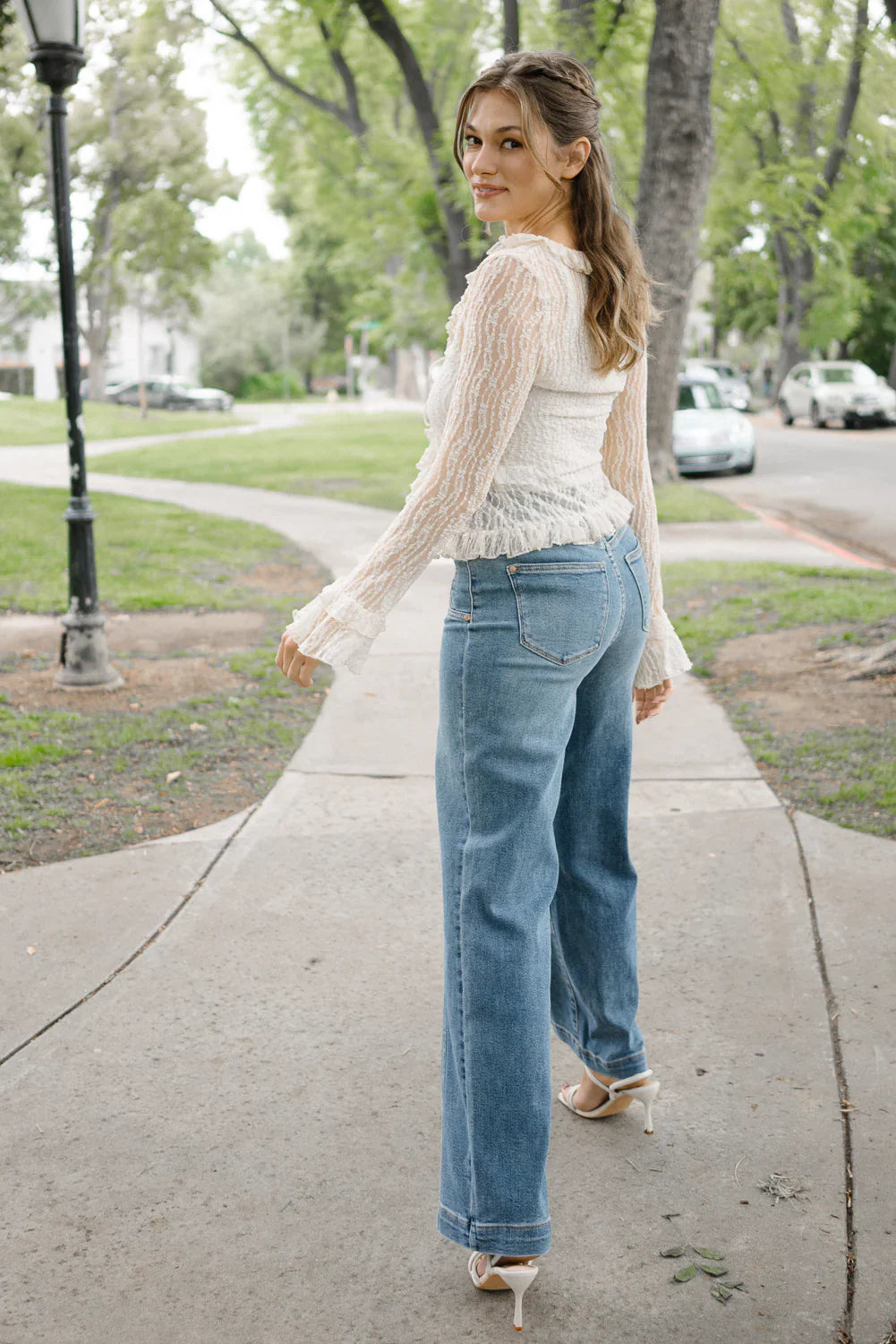 Lioren™ Jeans a Gamba Larga