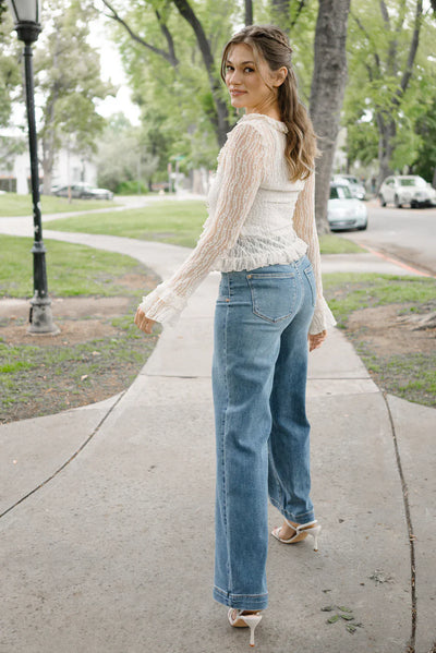 Lioren™ Jeans a Gamba Larga