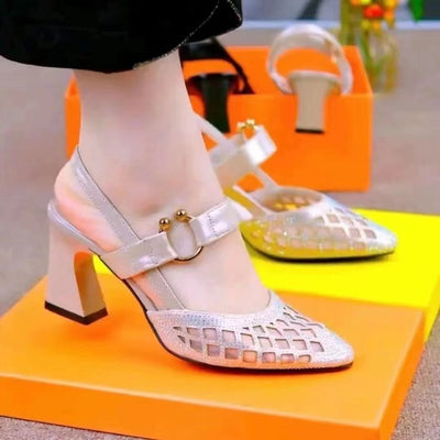 Velmira™ – Sandali Estivi con Tacco Largo e Cinturino Elegante