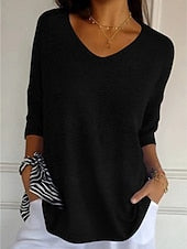 Elara – Maglione a Costine con Scollo a V