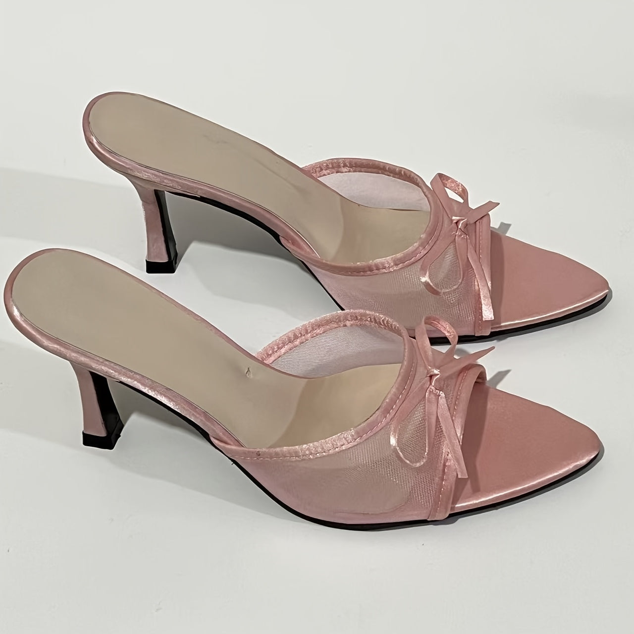 VeliaBow™ Sandali Eleganti con Rete e Fiocco