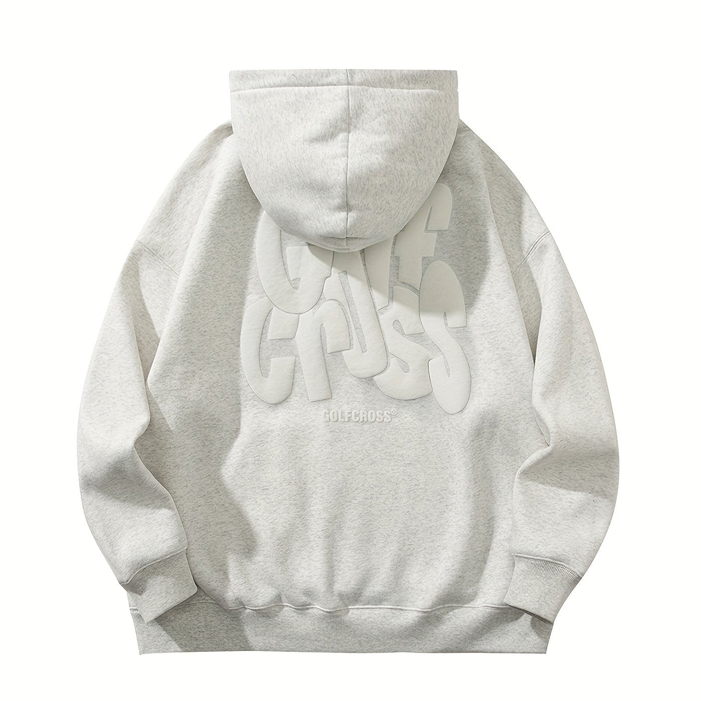 GolfCross™ Felpa con Cappuccio Uomo Beige Streetwear
