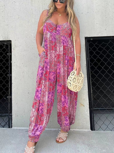 Aerya™ Jumpsuit Boho con Pantaloni Balloon