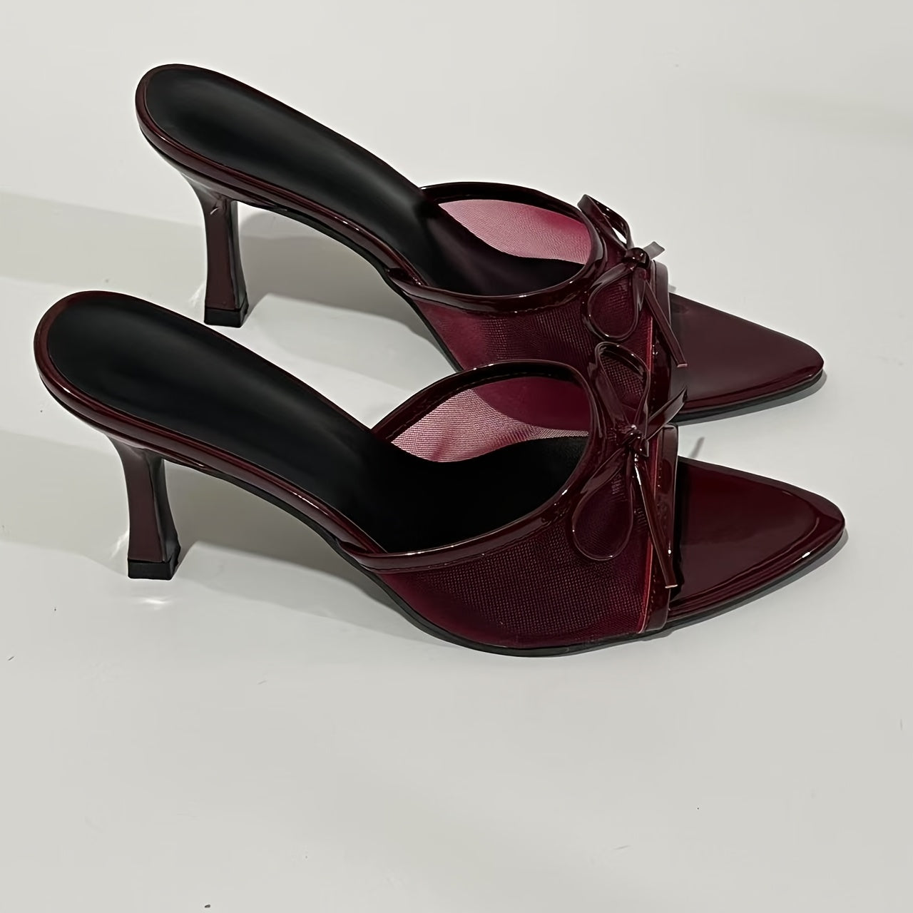 VeliaBow™ Sandali Eleganti con Rete e Fiocco