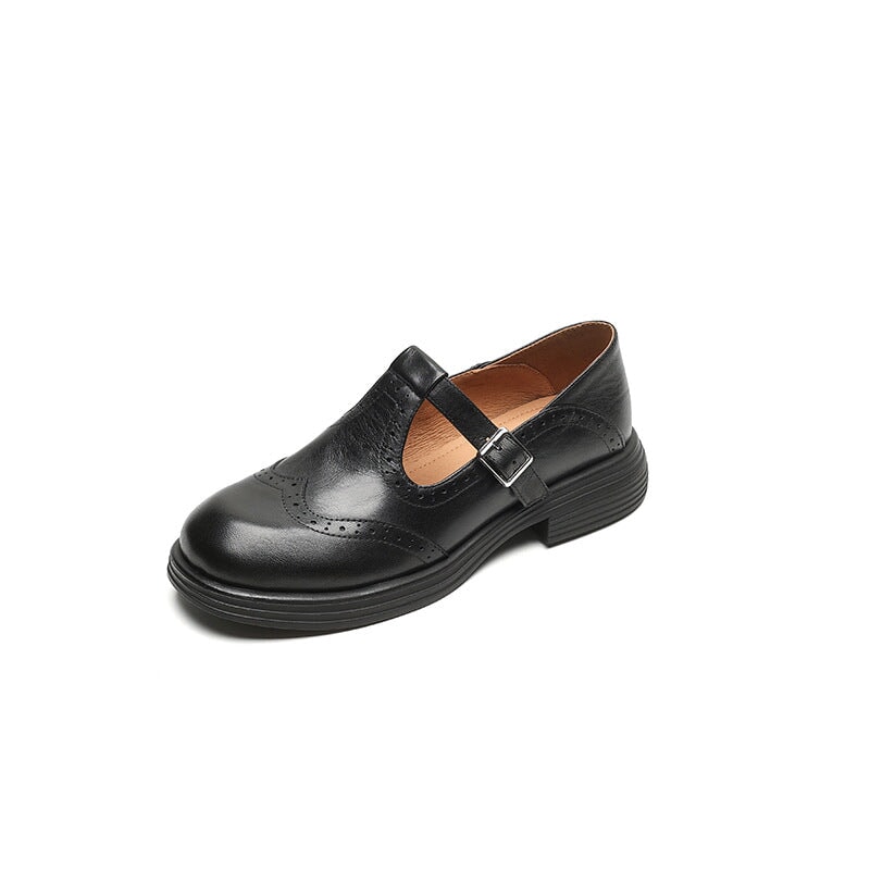 Velda™ Mary Jane Eleganti in Vera Pelle