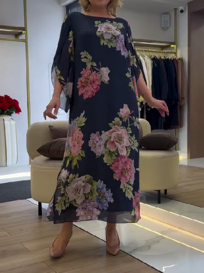 FiorUnico™ Abito Maxi a Stampa Floreale