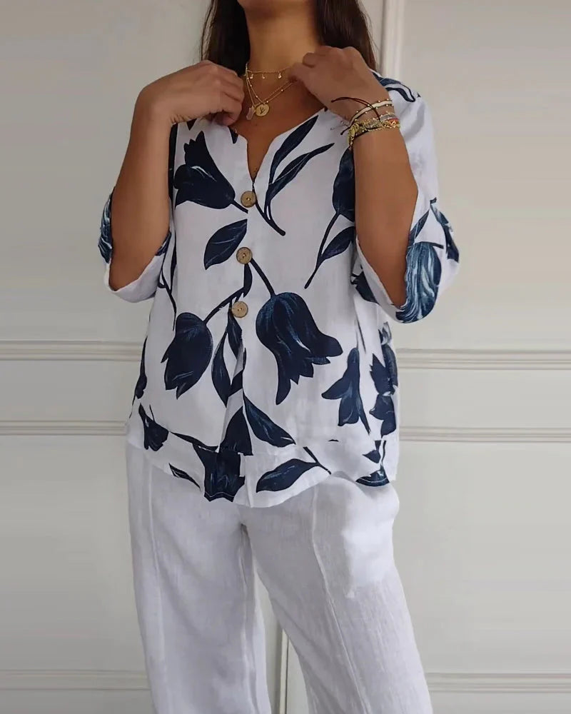 Blossom Breeze™ | Top in Cotone Leggero