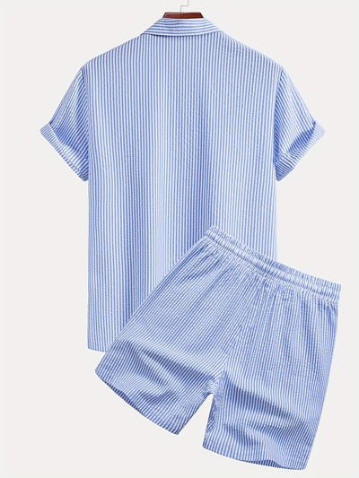 Stripo™ Completo Uomo a Righe con Collo a Revers