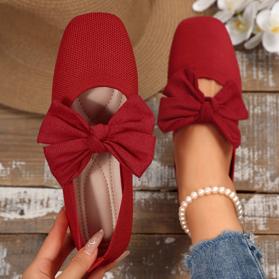 BellaBow™ Ballerine Slip-On Traspiranti con Fiocco