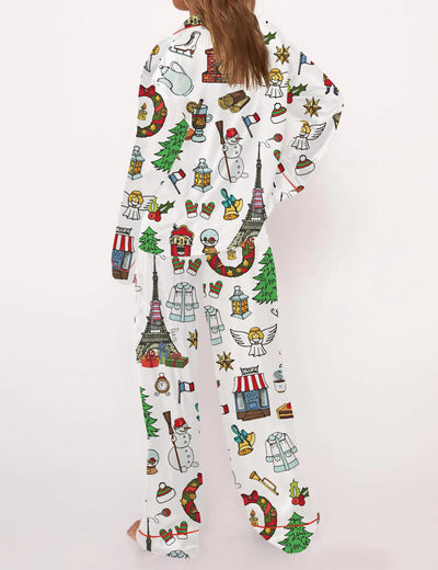 Noelle™ Completo Pigiama Elegante per le Feste