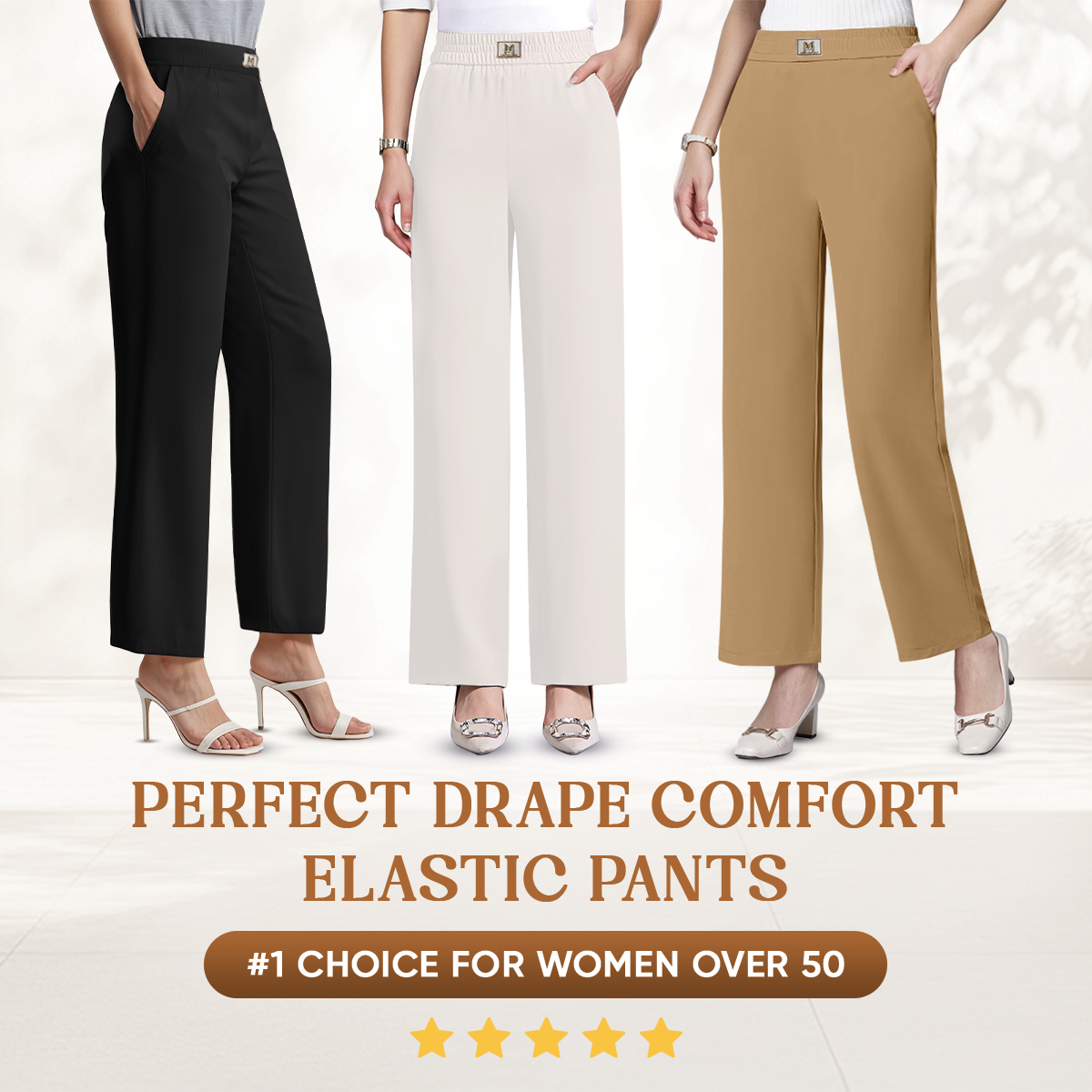 VelouraFlow™ Pantaloni Eleganti a Gamba Fluida