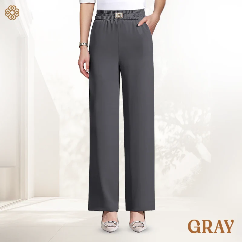 VelouraFlow™ Pantaloni Eleganti a Gamba Fluida