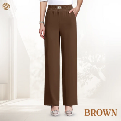 VelouraFlow™ Pantaloni Eleganti a Gamba Fluida