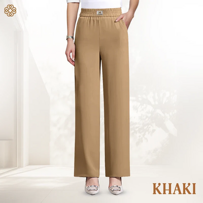 VelouraFlow™ Pantaloni Eleganti a Gamba Fluida