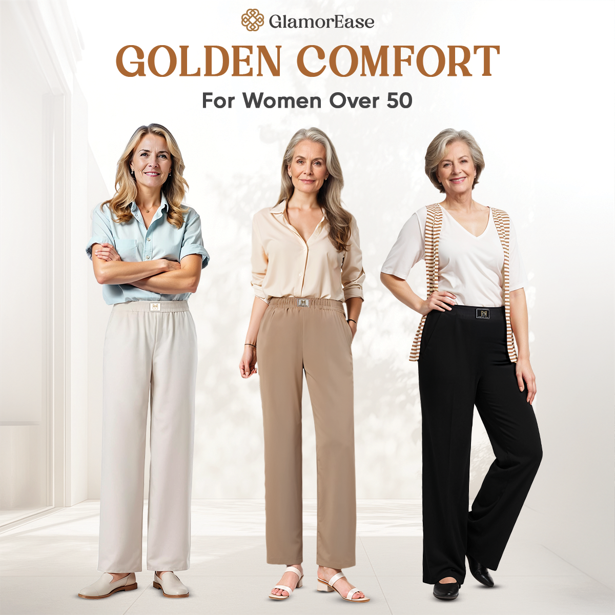 VelouraFlow™ Pantaloni Eleganti a Gamba Fluida