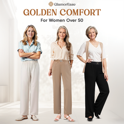 VelouraFlow™ Pantaloni Eleganti a Gamba Fluida