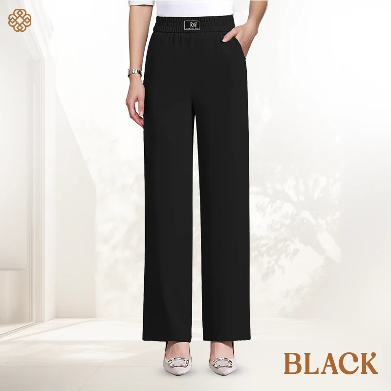 VelouraFlow™ Pantaloni Eleganti a Gamba Fluida