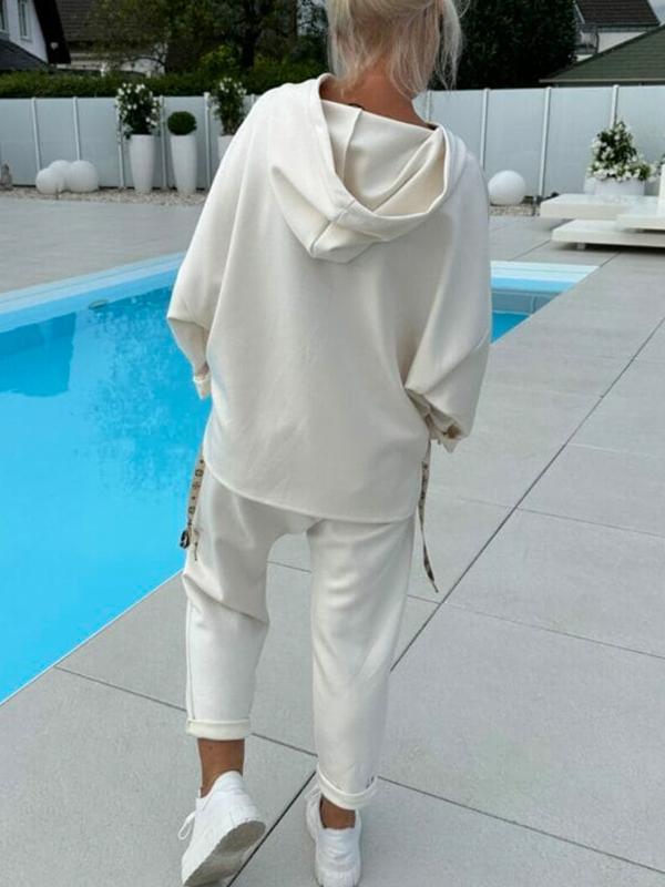 DuoEase™ Set Donna Felpa con Cappuccio a Tinta Unita